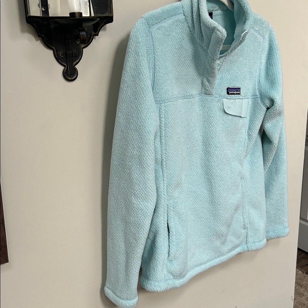 Patagonia Sky Blue Fleece Jacket M - Picture 8 of 8